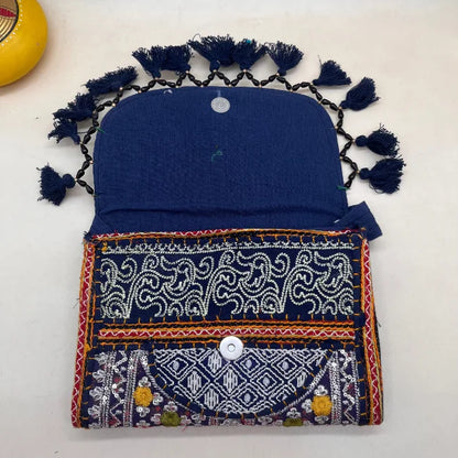 Handcrafted Banjara Embroidered Sling Bag with Desert Craft